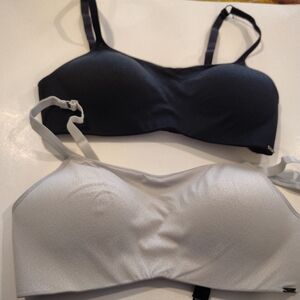 DKNY Black and Gray Bras Intimates & Sleepwear